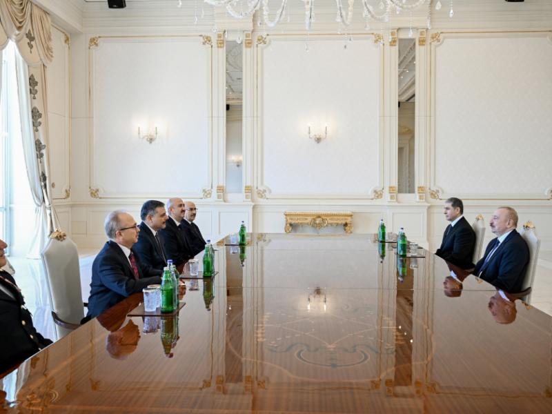 Prezident İlham Əliyev Türkiyənin daxili işlər nazirini qəbul edib