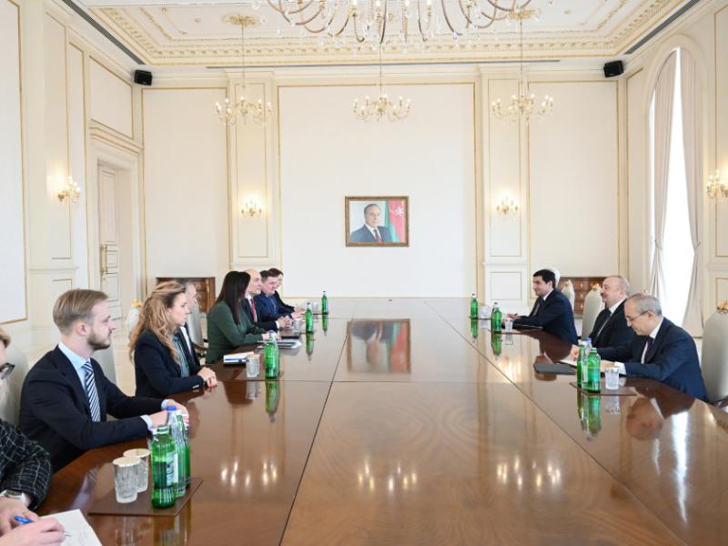 Президент Азербайджана Ильхам Алиев принял Премьер-министра Литвы