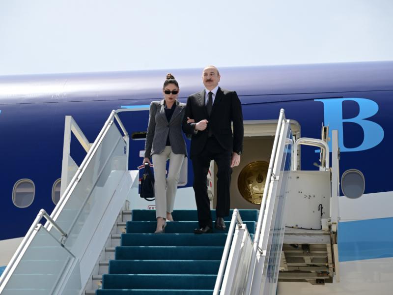 President of Azerbaijan Ilham Aliyev arrived in Türkiye for working visit