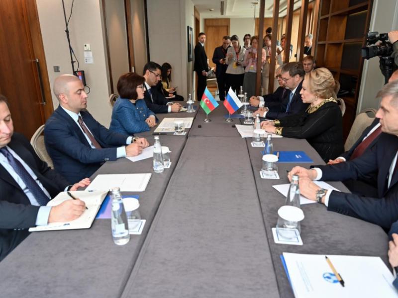 Sahibə Qafarova: Rusiya və Azərbaycan qanunverici orqanları arasında çox səmərəli əməkdaşlıq qurulub