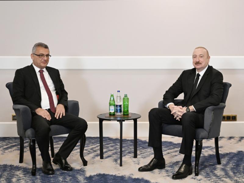Azərbaycan Prezidenti İlham Əliyevin Antalyada Şimali Kipr Prezidenti ilə görüşü olub