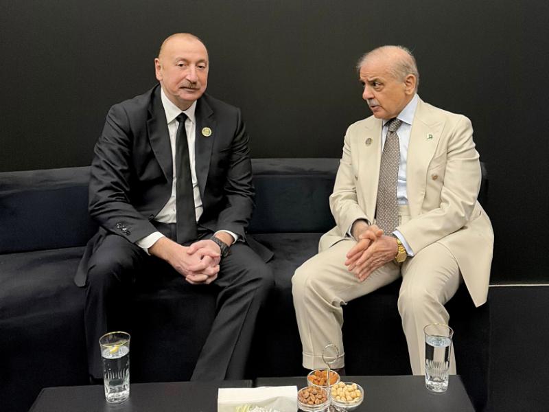 Prezident İlham Əliyev Antalya Diplomatiya Forumu çərçivəsində Pakistanın Baş naziri ilə görüşüb