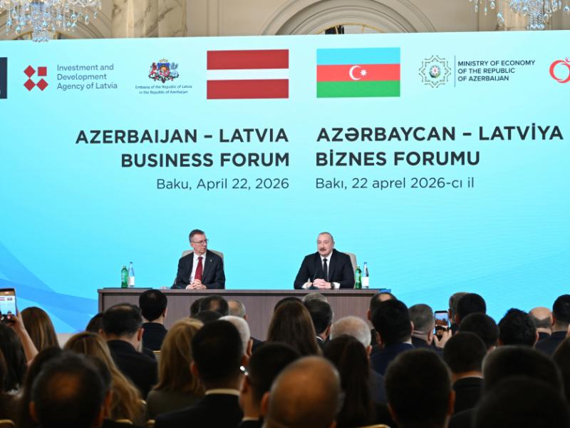 В Баку состоялся азербайджано-латвийский бизнес-форум
