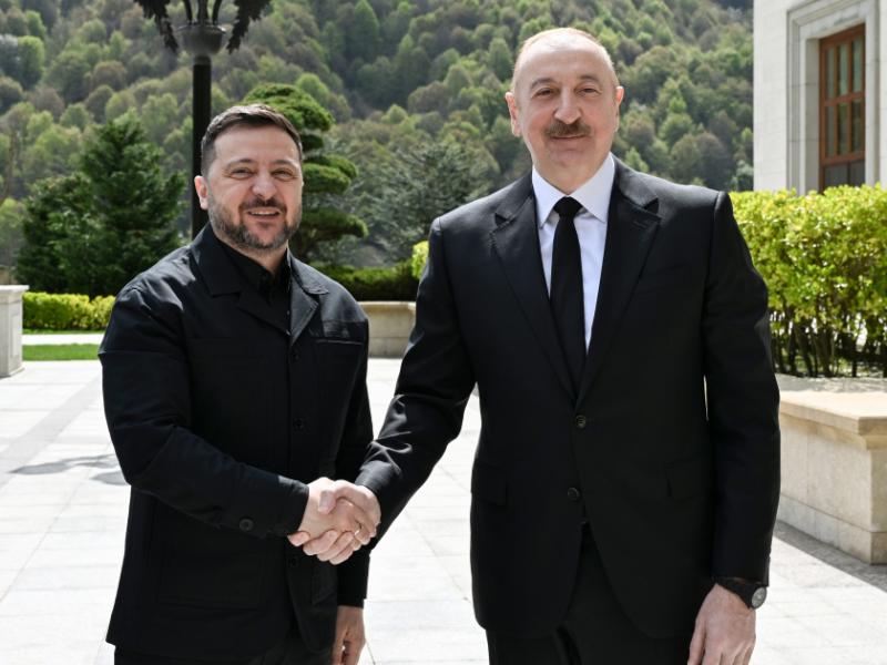 President of Azerbaijan Ilham Aliyev held one-on-one and expanded meetings with President of Ukraine in Gabala
