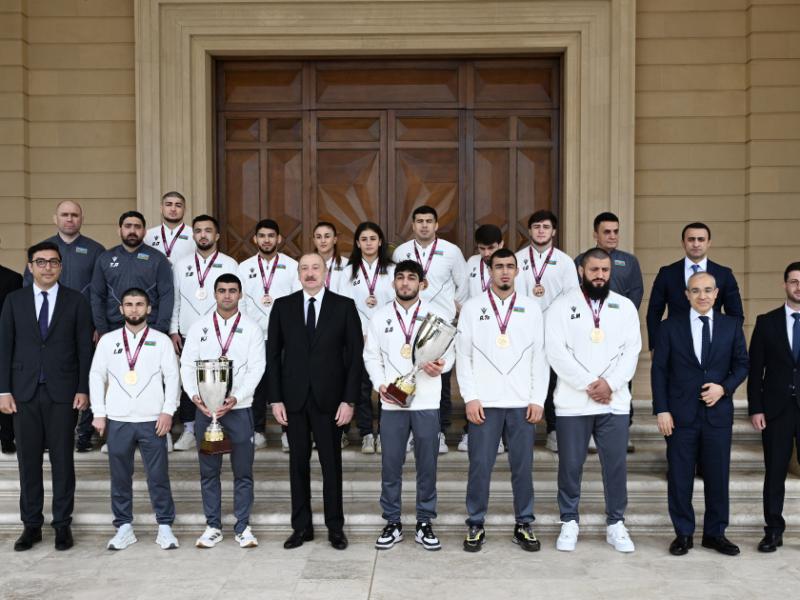 President Ilham Aliyev: Azerbaijani wrestlers have once again demonstrated that they are number one in Europe