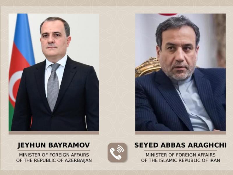 Azerbaijani FM discusses regional situation with Iranian counterpart