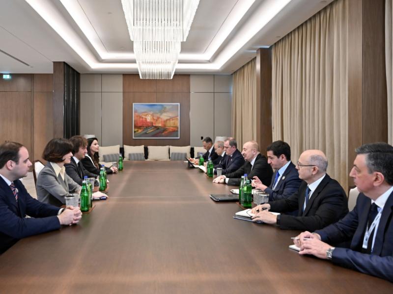 President Ilham Aliyev met with Prime Minister of Georgia