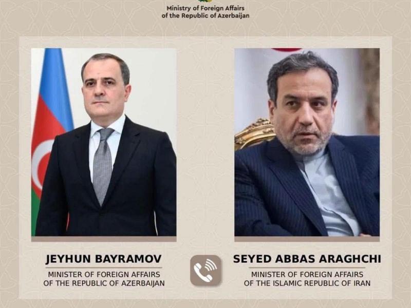 Azərbaycanın və İranın xarici işlər nazirləri arasında telefon danışığı olub