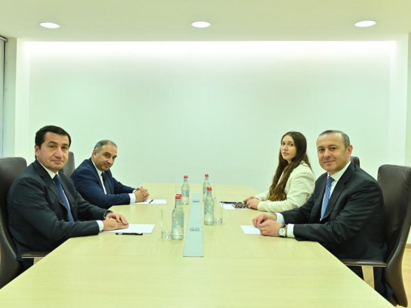 Working meeting held between Assistant to the President Hikmet Hajiyev and Armenia’s Secretary of the Security Council Armen Grigoryan