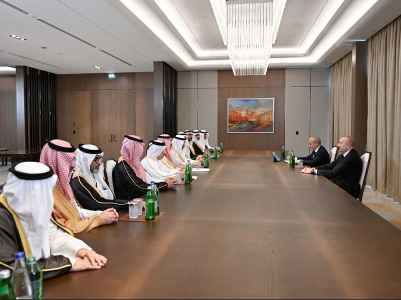 President Ilham Aliyev received delegation of heads of member institutions of Arab Coordination Group
