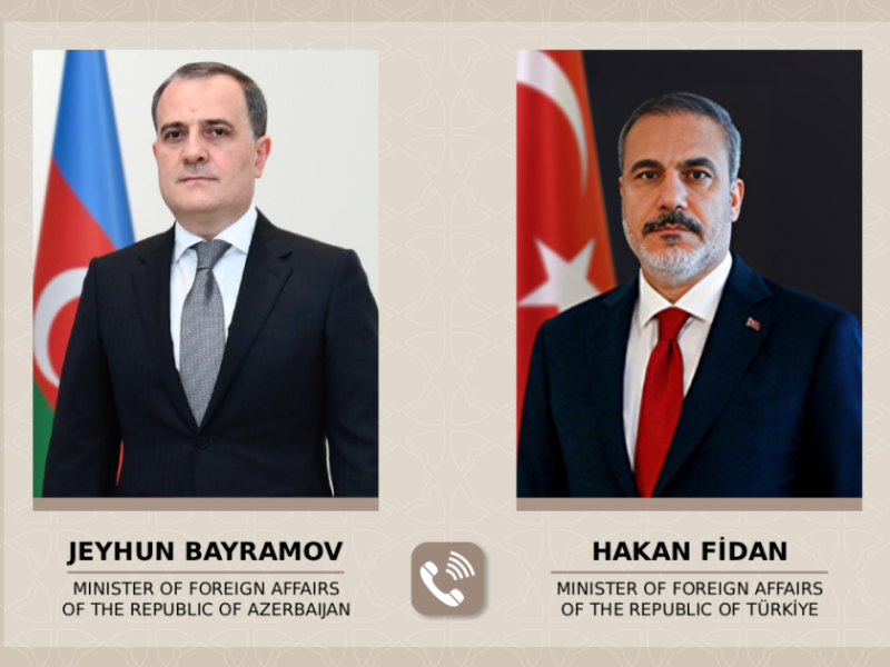 Ceyhun Bayramov ilə Hakan Fidan arasında telefon danışığı olub