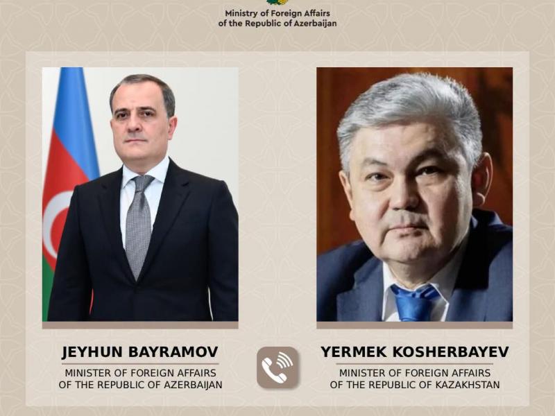 Министры иностранных дел Азербайджана и Казахстана обсудили перспективы сотрудничества