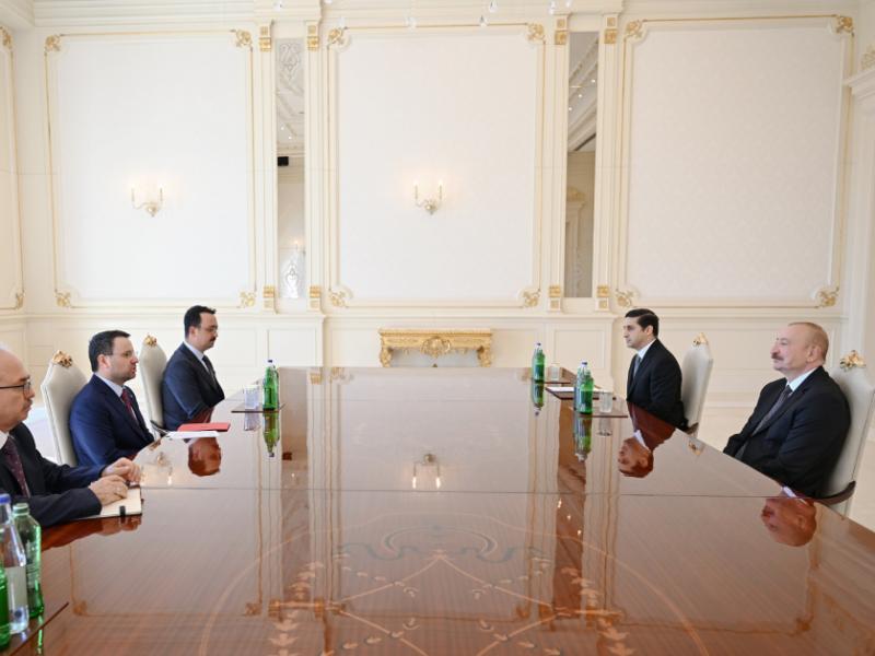 Prezident İlham Əliyev Türkiyənin ədliyyə nazirini qəbul edib