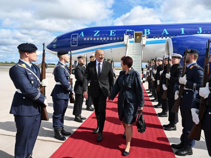 President of Azerbaijan Ilham Aliyev arrived in Germany for official visit
