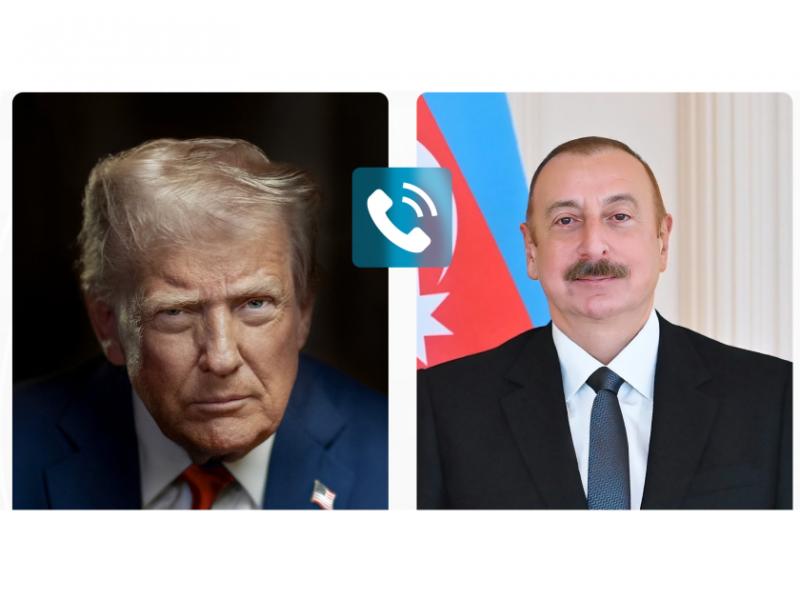 Prezident İlham Əliyevlə Donald Tramp arasında telefon danışığı olub