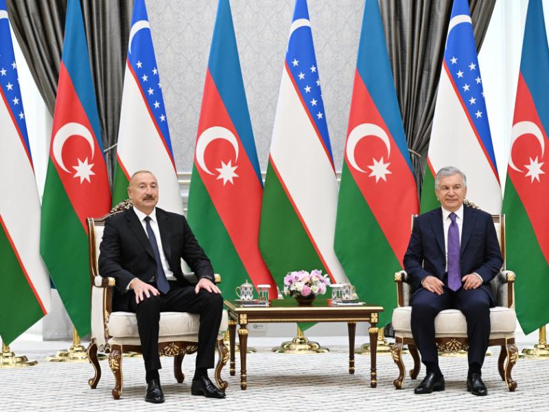 President of Azerbaijan Ilham Aliyev held one-on-one meeting with President of Uzbekistan in Tashkent