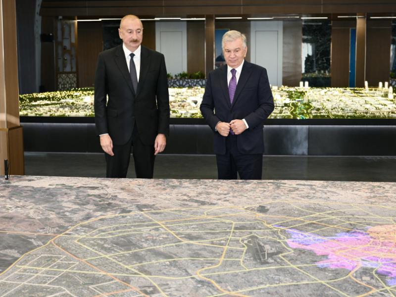 Prezident İlham Əliyev Özbəkistanın ən böyük şəhərsalma layihəsi - “Yeni Daşkənd”lə tanış olub