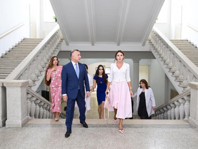Birinci vitse-prezident Mehriban Əliyeva Elmi-Tədqiqat Pediatriya İnstitutunu ziyarət edib
