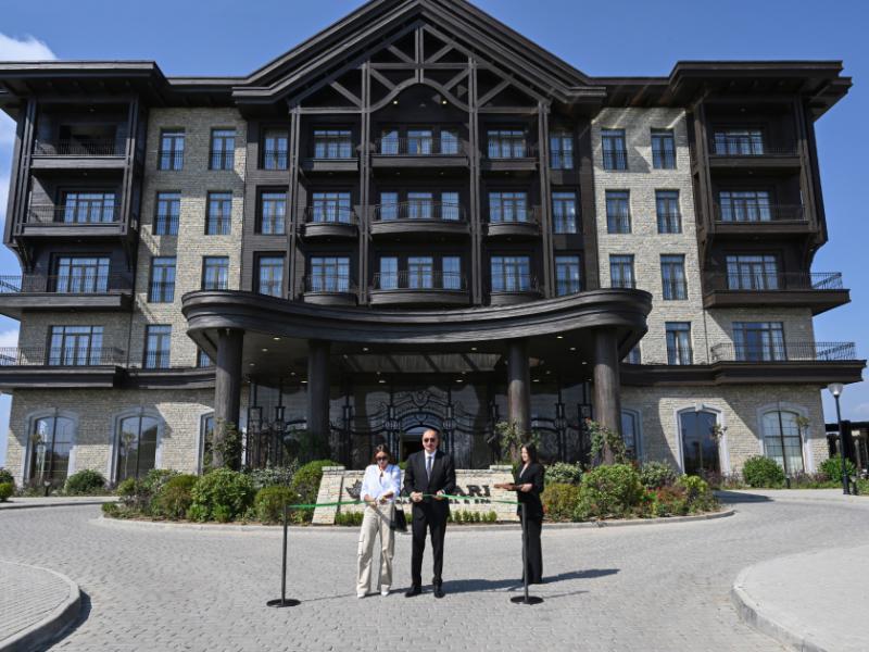 President Ilham Aliyev attended inauguration of Meysari Grand Hotel & SPA complex in Shamakhi