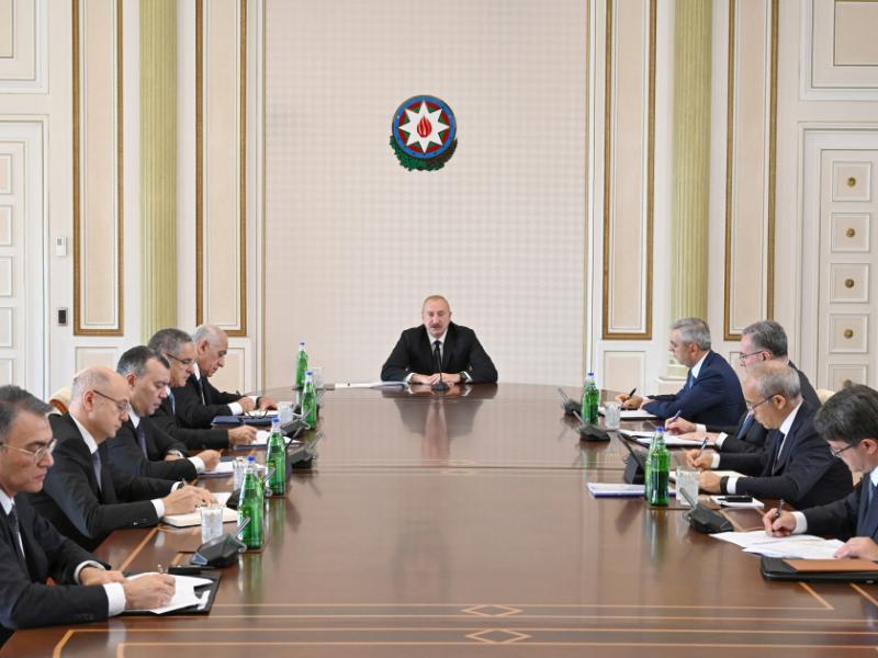 President Ilham Aliyev chaired meeting on State Program for development of mining and metallurgical industry