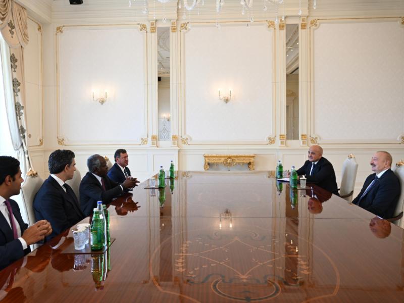 Президент Ильхам Алиев принял руководителя компании Global Infrastructure Partners