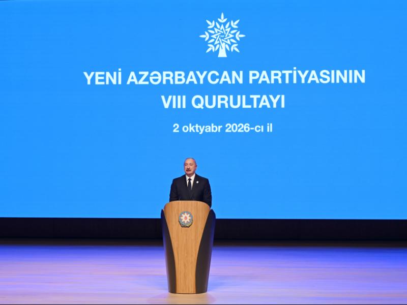 8th Congress of New Azerbaijan Party gets underway