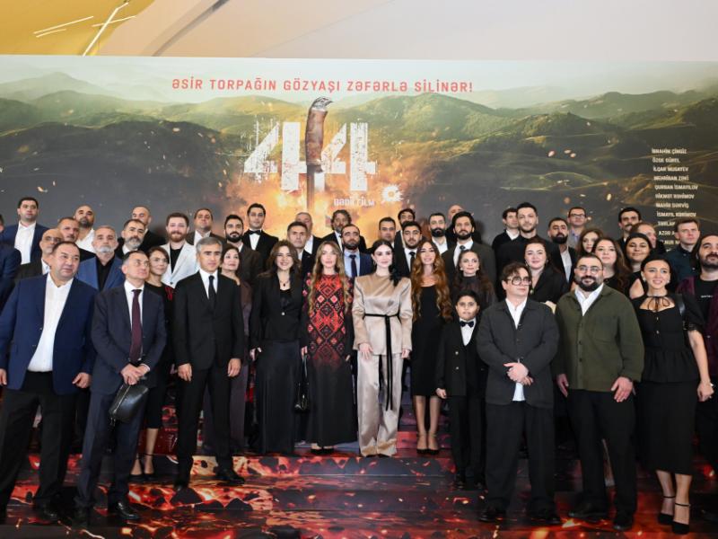 Azərbaycanın nəhəng kinematoqrafiya layihələrindən birinin – “44” bədii filminin premyerası olub