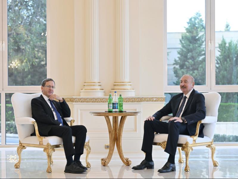 Prezident İlham Əliyevin İsrail Prezidenti ilə görüşü olub