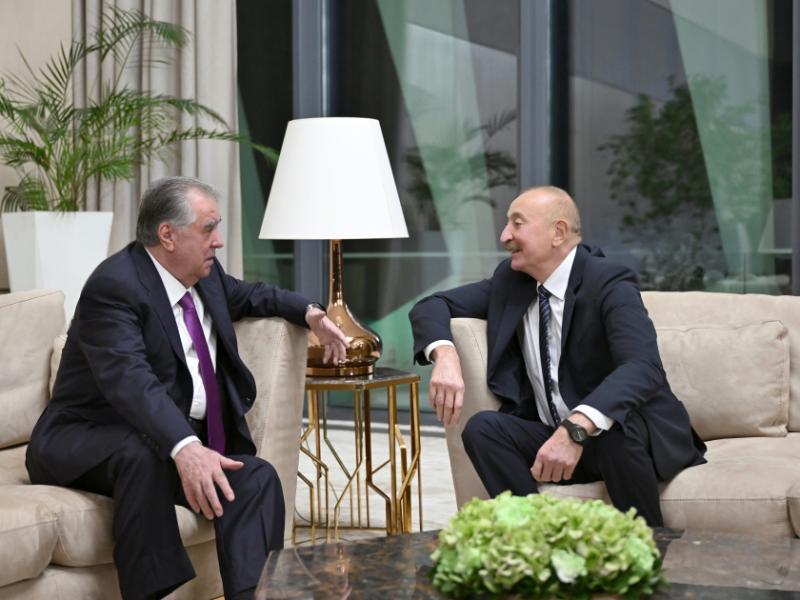 President Ilham Aliyev met with President of Tajikistan