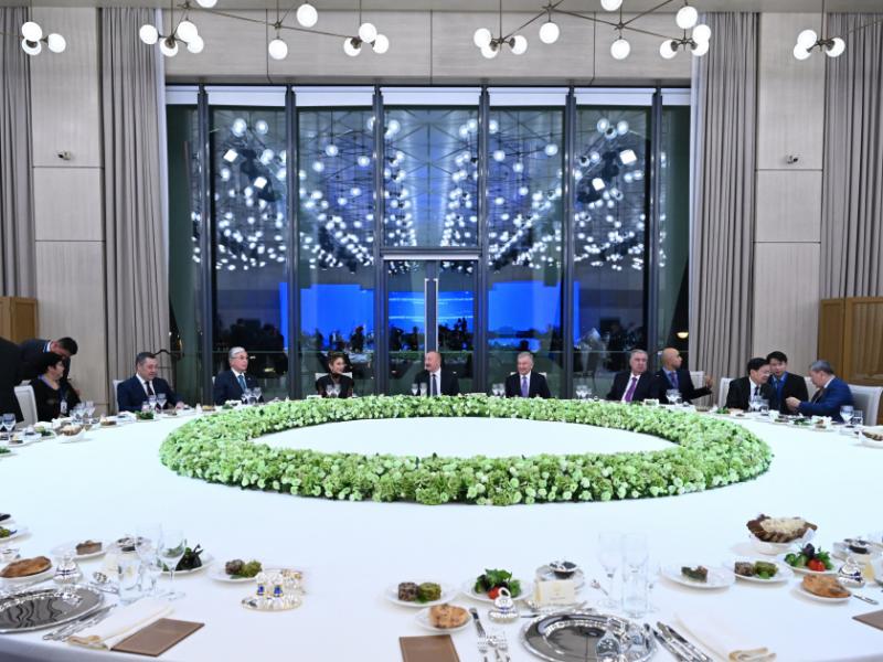 Dinner hosted on behalf of President Ilham Aliyev in honor of participants of 7th CICA Summit