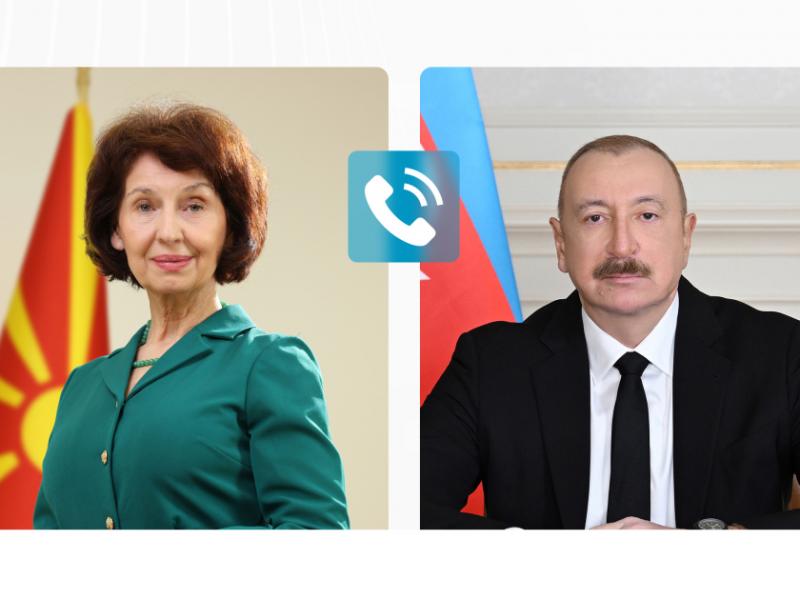 President of North Macedonia makes phone call to President Ilham Aliyev