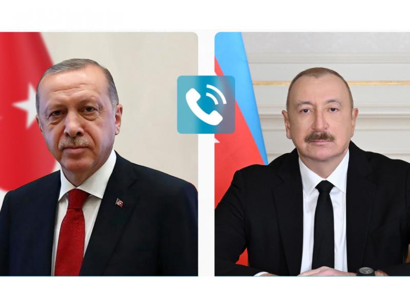 Rəcəb Tayyib Ərdoğan Prezident İlham Əliyevə zəng edib