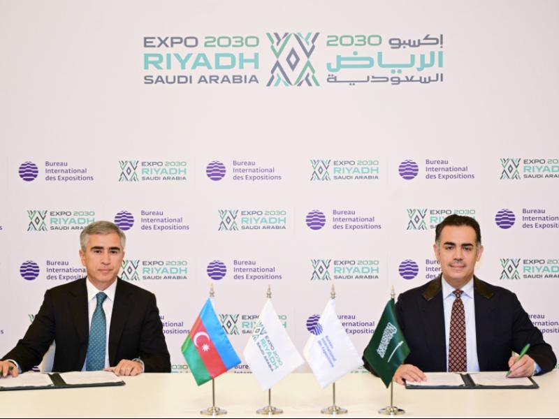Azerbaijan signs agreement to participate in Expo 2030 Riyadh
