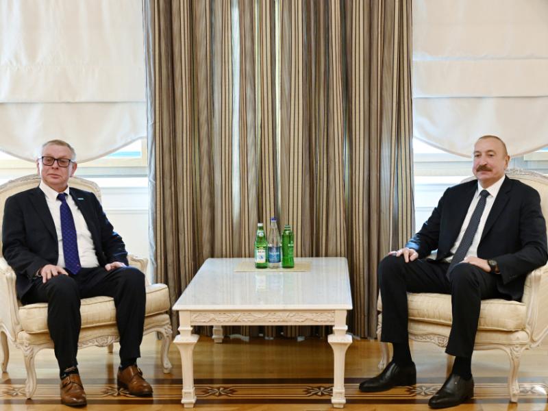 Prezident İlham Əliyev BMT-nin Terrorçuluqla Mübarizə İdarəsinin nümayəndəsi Aleksandr Zuyevi qəbul edib